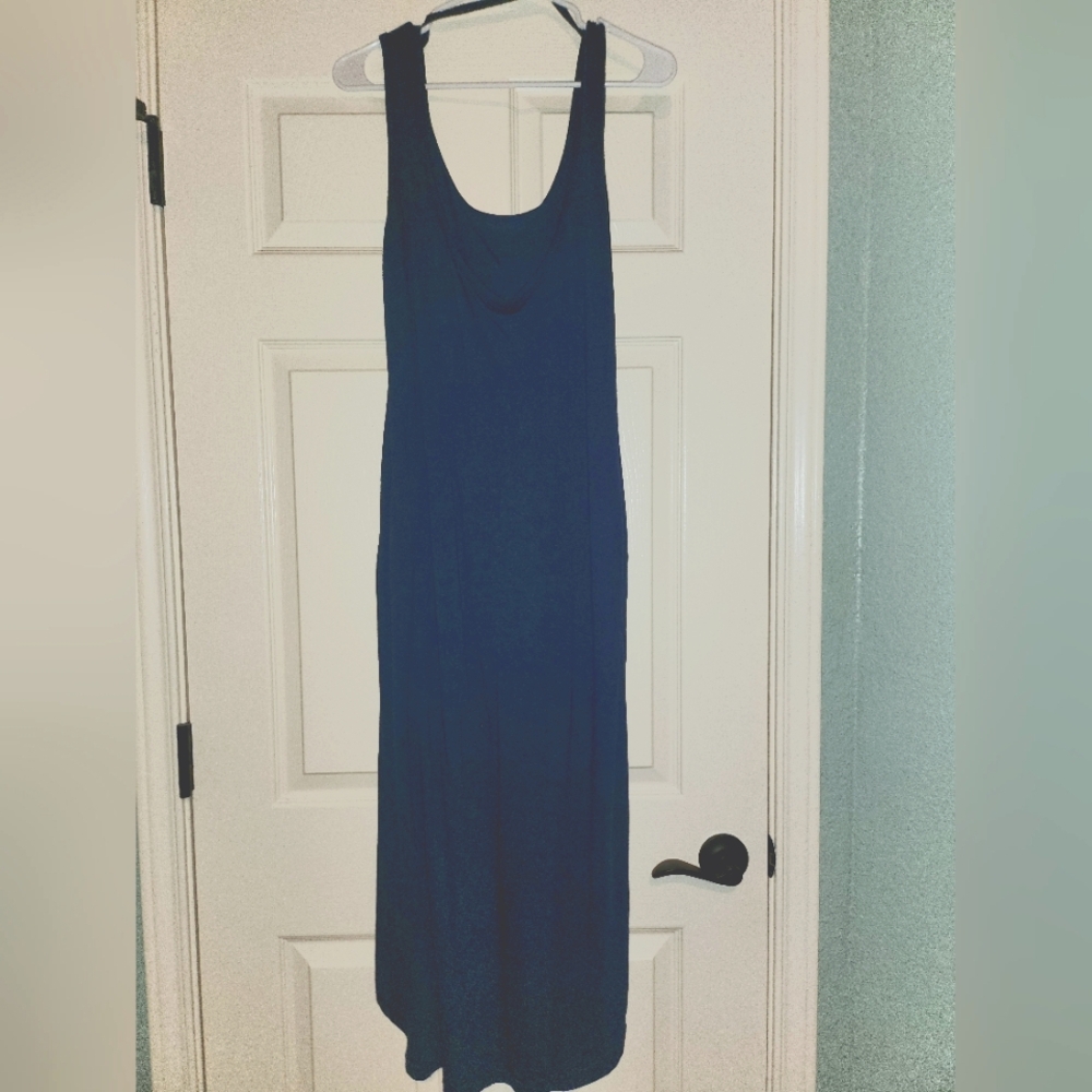 Kindred Bravely Navy Breastfeeding Maxi Dress